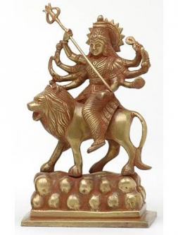 Goddess Durga Statue, 7 Inches