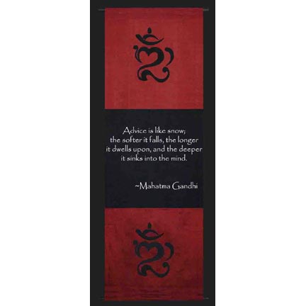 Mahatma Gandhi Quotes on Wall Scrolls. View Other Styles (click links below)