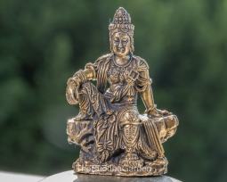 Brass Royal Kuan Yin Statue