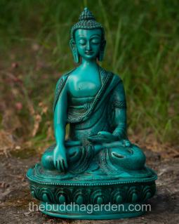Teal Buddha Statue