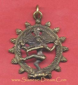 Dancing Shiva Pendant Made of Brass