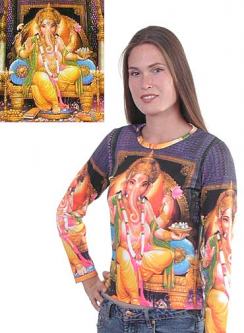 Ganesh Shirt in Purple