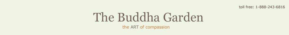 header logo for the Buddha garden