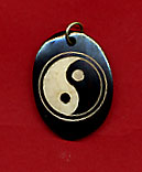 Yin Yang Pendant Made of Resin