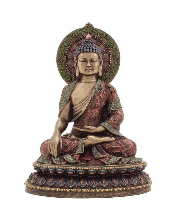 Resin Palm Buddha Statue, Sitting In Hand Statue,meditating Thai For ...