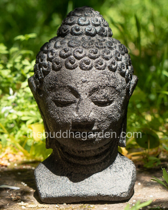 Buddha Head Statue Lava Stone The, Stone Garden Buddha Heads
