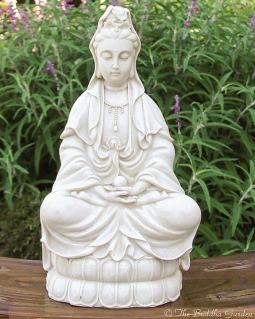 Kuan Yin Statue with Stone Finish